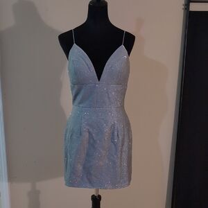 Sherri Hill Sparkle Mini Dress